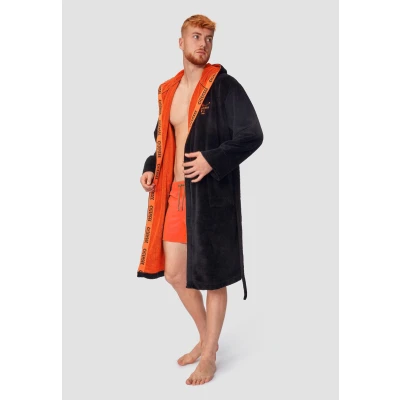 Abbildung von Chiemsee Bademantel, Herren, Größe: Small, Zwart oranje