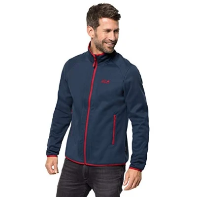 Abbildung von Jack Wolfskin Herren Hydro Fleecejacke, Dark Indigo, 2