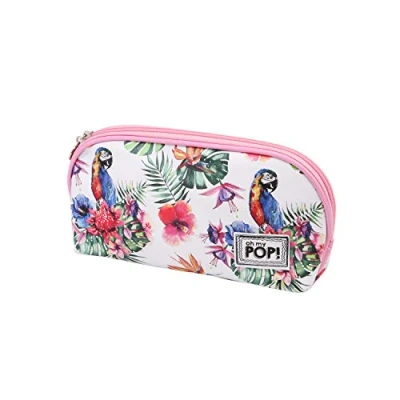 Abbildung von Oh My Pop! Papagei Kleine Jelly Kulturtasche, Weiß
