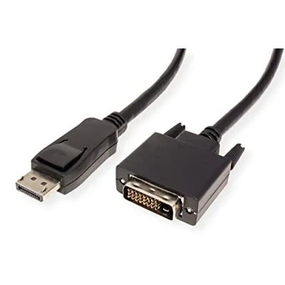 Abbildung von VALUE DisplayPort Kabel DP ST DVI D ST, schwarz, 2 m