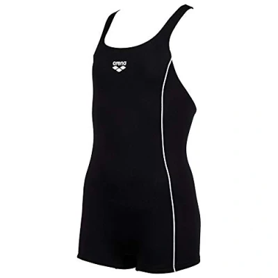 Abbildung von Arena Mädchen Badeanzug mit Bein Finding, Black, 140