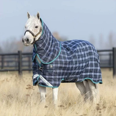 Abbildung von Rhino by Horseware Pony Plus Medium Navy Check 80/122