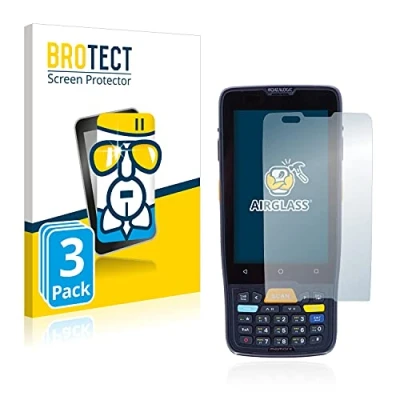 Abbildung von BROTECT Schutzglas für Datalogic Memor K (3 Stück) Schutzfolie Panzer Folie Glas [Extrem Kratzfest 9H, Anti Fingerprint, Ultra Transparent]