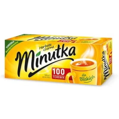 Abbildung von Minutka® Schwarzer Tee 100 Teebeutel 1 Box x 140g Black Tea Hochwertige Mischung Aus Schwarztee Teesorten Schwarzteebeutel Express Cay Vegan Glutenfrei