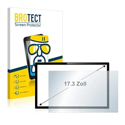 Abbildung von BROTECT 17.3&quot; Schutzglas für Touch Panel PCs mit 17,3 Zoll (43.9 cm) [383 x 215 mm, 16:9] Schutzfolie Panzer Folie Glas [Extrem Kratzfest 9H,