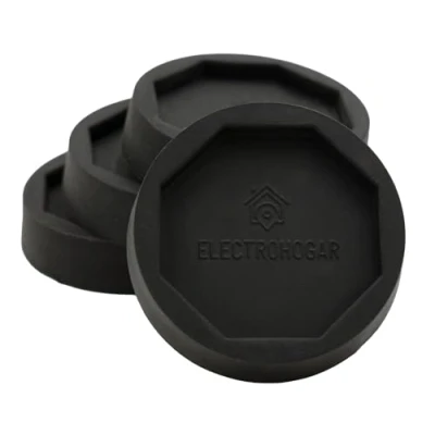 Abbildung von ELECTROHOGAR Schwingungsdämpfer Waschmaschine 4 Stoßdämpfer Waschmasche Antirutsch Pads Anti Vibration und Verschiebung Kompatibel mit Allen Marken AEG, Bosch, Balay, Siemens, Electrolux