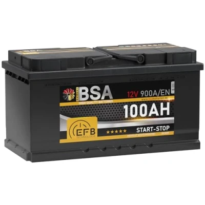Abbildung von BSA EFB Batterie 100Ah 12V Start Stop Autobatterie Starterbatterie