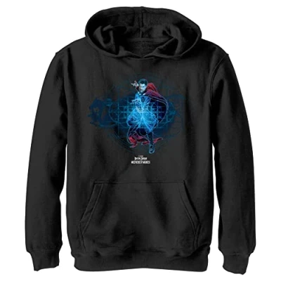 Abbildung von Marvel Doctor Strange in the Multiverse of Madness World YTH Hoodie Black 7/8