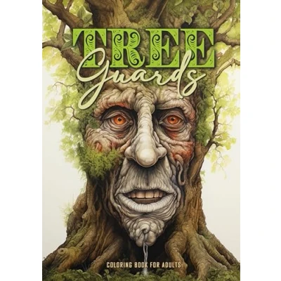 Abbildung von Baumwächter Malbuch für Erwachsene Wald: Baum Bäume Wurzelsepp Gesichter im Malbuch: Trees coloring ... faces book portraits A4 52P