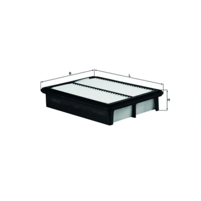 Abbildung von MAHLE ORIGINAL LX 2994 Luftfilter 51,5 187 266,0 Filtereinsatz HYUNDAI: H 1 Travel, Cargo, Kastenwagen