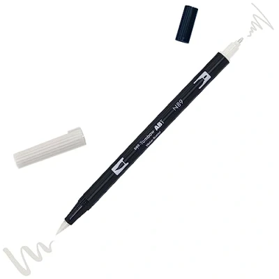 Abbildung von Tombow brush pen ABT dual Warm grey 1