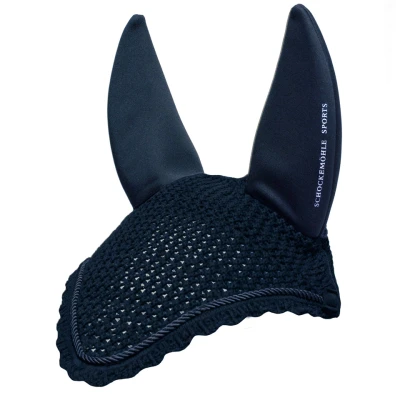 Abbildung von Schockemöhle Fliegenhaube Air Silent Navy Vollblut