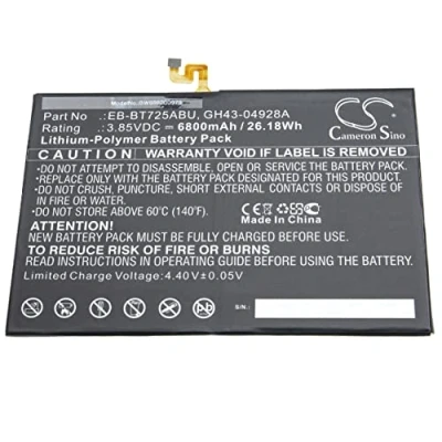 Abbildung von vhbw Akku kompatibel mit Samsung Galaxy Tab S6 Lite 10.4 Tablet Pad (6800mAh, 3,85V, Li Polymer)