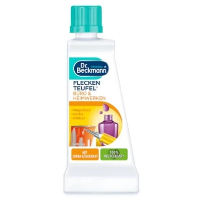 Abbildung von Dr. Beckmann Fleckenteufel Büro &amp; Heimwerken Spezialfleckentferner gegen Kleber , Farb und Kaugummiflecken 50 ml (1er Pack)
