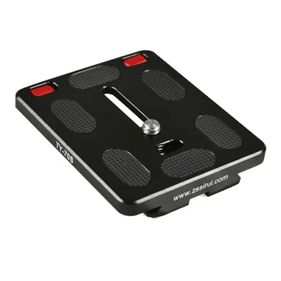 Abbildung von SIRUI TY 70 2 Schnellwechselplatte (Alu, 1/4&quot;, 60x70mm, 60.3g, Sliding Stopper, für und Arca Swiss) schwarz