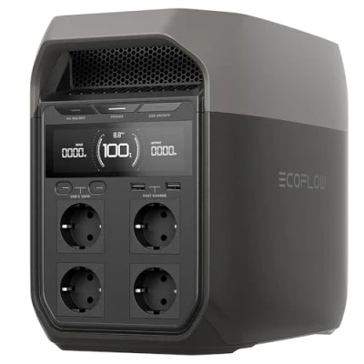 Abbildung von EcoFlow Delta 3 Powerstation LiFEPO4 (230 VAC V), Erweiterbare Kapazität von 1 kWh5 kWh