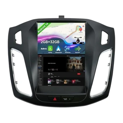 Abbildung von JOYX Android 10 Autoradio Passt für Ford Focus (2010 2013) [2G+32G] KOSTENLOSE Rückenkamera &amp; Canbus &amp;Map GPS 2 Din 9.7 Zoll Unterstützt DAB/Lenkradsteuerung/WiFi/Bluetooth/Carplay/IPS/4G