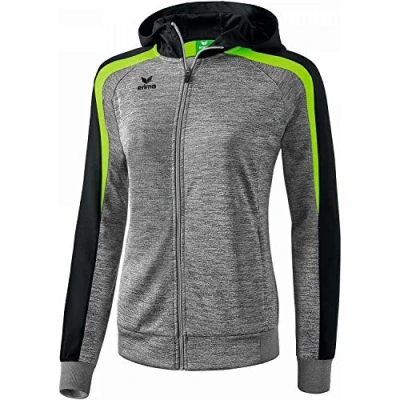 Abbildung von Erima Trainingsjacke, Damen, Größe: 38, Grau / schwarz