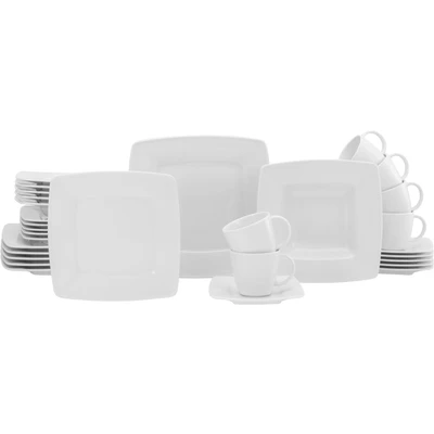 Abbildung von CreaTable Kombiservice &quot;Victoria Weiss&quot;, (Set, 30 tlg.), klassisch weiß für den täglichen Gebrauch