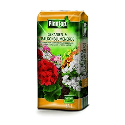 Abbildung von PLANTOP Blumenerde Geranien und Balkonblumenerde, 45 Ltr