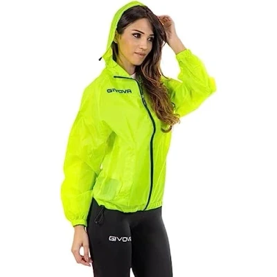 Abbildung von Givova Herren Rain Basico Jacke, gelb fluo, L EU