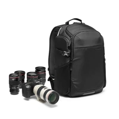 Abbildung von Manfrotto Advanced Befree III Professioneller Fotorucksack für Kamera und Laptop, Tasche Spiegelreflexkamera mit Objektiven, Austauschbaren Gepolsterten Trennwänden Stativbefestigung