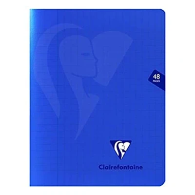 Abbildung von Clairefontaine 322751C Schulheft / Heft Mimesys 17x22 cm, 24 Blatt 90g, französische Lineatur, Einband aus PP, geheftet, Marineblau, 1 Stück