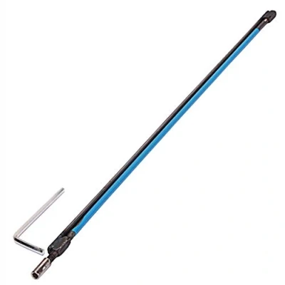 Abbildung von Alnicov Zweiwege Gitarrenstab, verstellbarer Hot Rod Halsstab, 4,5 mm Inbusmutter, 460 Gesamtlänge, blau