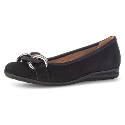 Abbildung von Gabor Comfort Klassischer Ballerina, Damen, Größe: 39, Schwarz Schuhe