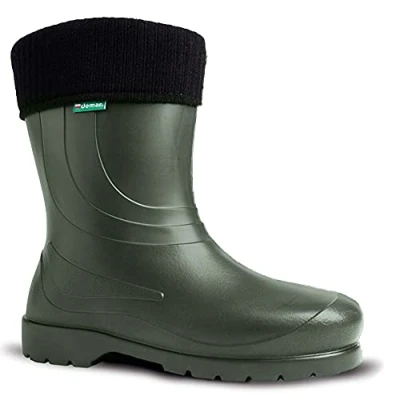 Abbildung von Demar Gummistiefel Damen, Herren geffütert Regenstiefel mit Stiefelsocken