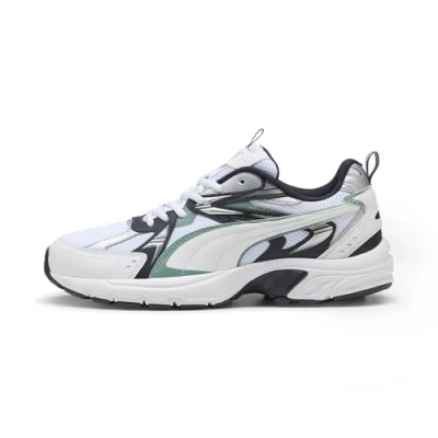 Abbildung von Puma Sneaker low, Herren, Größe: 44.5, White green moon new navy Soft synthetic