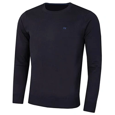 Abbildung von Calvin Klein Herren mit Rundhalsausschnitt Sweater Marine XXL