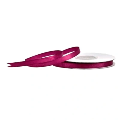 Abbildung von Creativery Geschenkband, Satinband 6mm x 25m Rolle Weinrot / Bordeaux