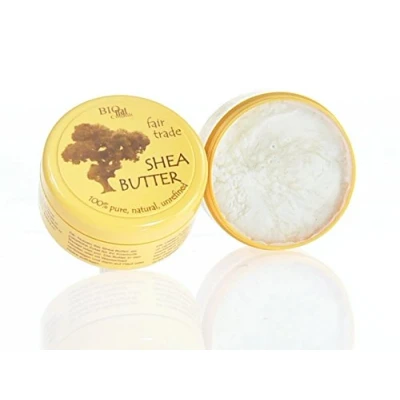 Abbildung von fair Shea Butter unraffiniert 100% pur gehandelt (150g Dose)