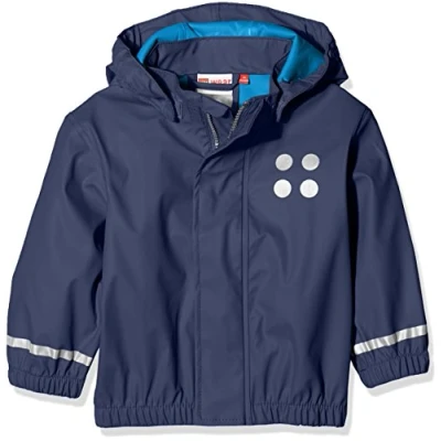 Abbildung von LEGO kidswear Duplo Justice Unisex Regenjacke / wasserabweisende Jacke für Kinder, Größe: 98, Dark navy