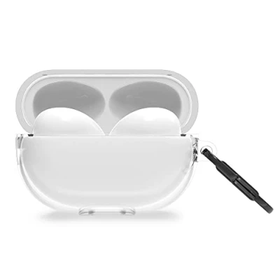 Abbildung von kwmobile Hülle kompatibel mit Huawei Freebuds Pro 2 TPU Silikon Schutzhülle Case Cover Kopfhörer Transparent
