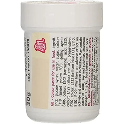 Abbildung von FunCakes Pastenfarbe Elfenbein; Konzentrierte Lebensmittelfarbe für Teig, Sahne, Fondant, Marzipan, Modellier und Blütenpaste. Halal koscher. 30 g