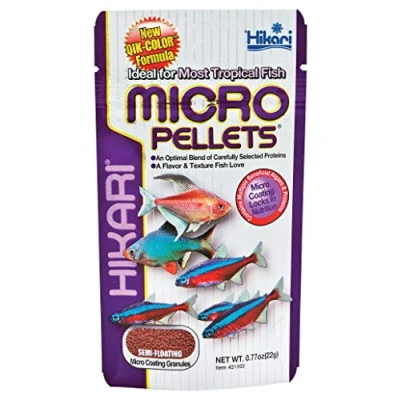 Abbildung von Hikari Micro Pellets Fischfutter 22 g...