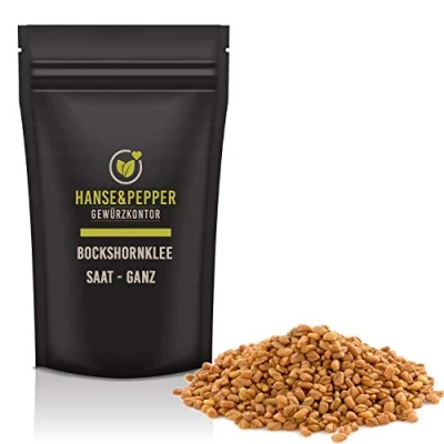 Abbildung von 100g Bockshornklee Saat ganze Körner Bockshornkleesamen Gewürz Vegan Gourmet