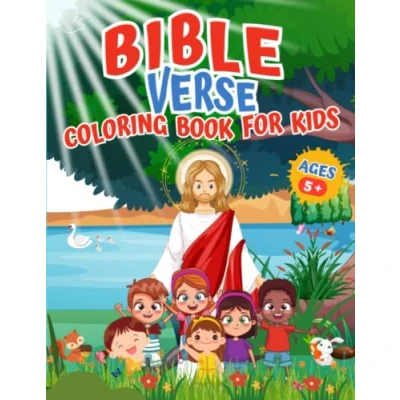 Abbildung von Bible Verse Coloring Book for Kids: Encouraging Creativity and Faith Building with Inspirational Verses (coloring bible)