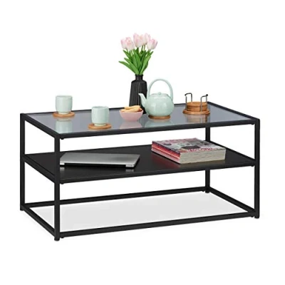 Abbildung von relaxdays Couchtisch Glas