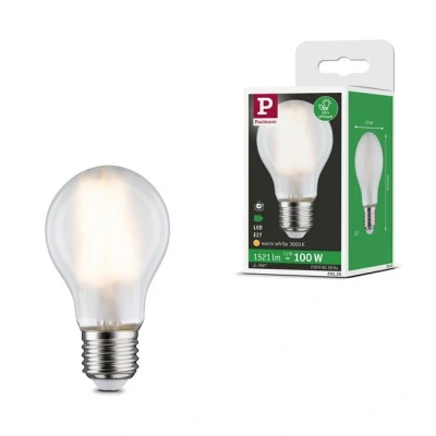 Abbildung von Paulmann 292.26 Eco Line Filament 230V LED Birne 1er Set E27 7,2W Glas Matt H:10.6cm Ø6cm 3000K