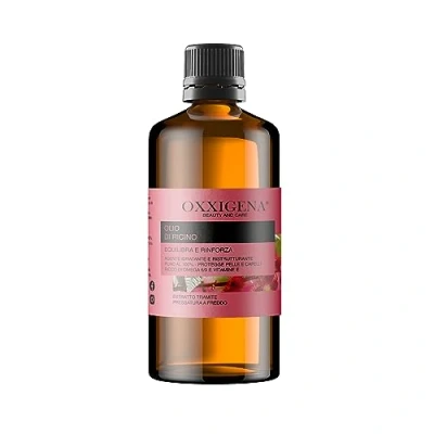 Abbildung von Oxxigena 100% Reines Natives Rizinusöl 500 ml Kaltgepresst Ausgleichend und stärkend Pflegend feuchtigkeitsspendend für Haut Haar Vegan, GMO frei