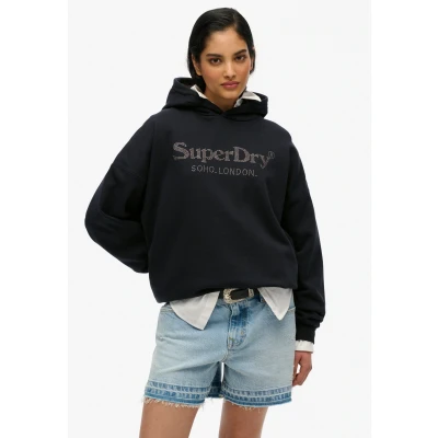 Abbildung von Superdry Kapuzensweatshirt &quot;VENUE METALLIC RELAXED HOOD&quot;