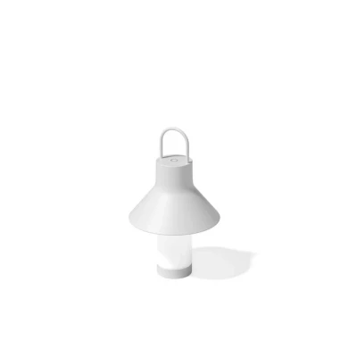 Abbildung von LOOM DESIGN LED Akku Tischleuchte Shadow Small, weiß, IP65