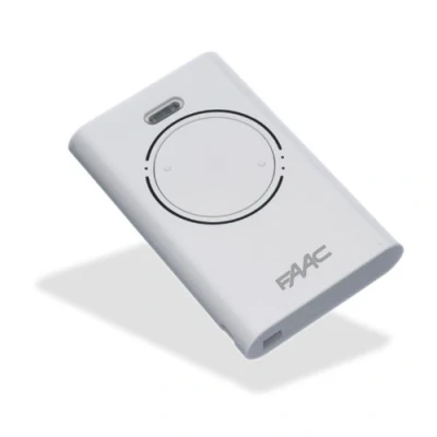 Abbildung von 787007 FAAC Fernbedienung für Tore XT2 433 SLH LR 2 Kanäle Weiß MHz