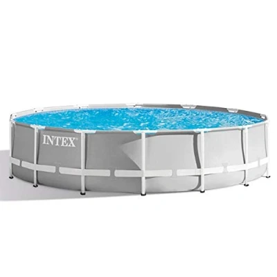 Abbildung von Intex Pool 457 x 107 rund Prism Frame mit Filterpumpe