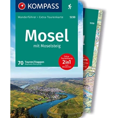 Abbildung von KOMPASS Wanderführer Mosel mit Moselsteig, 46 Touren und 24 Etappen Extra Tourenkarte: GPS Daten zum Download