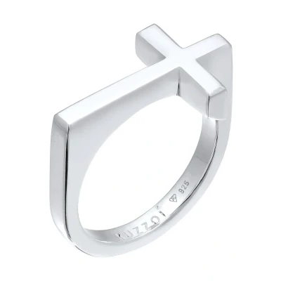 Abbildung von Kuzzoi Cross Statement Ring, Herren, Größe: 60, Silber