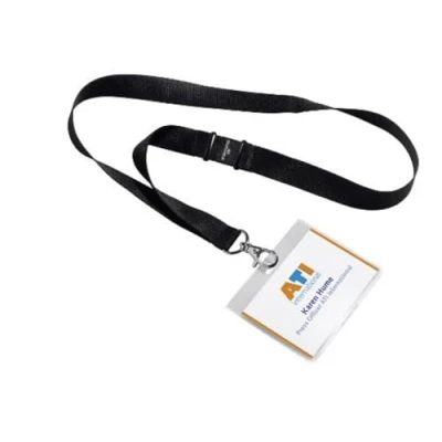 Abbildung von Durable Namensschild (60 x 90 mm, mit Textilband) 5 Stück, 860001